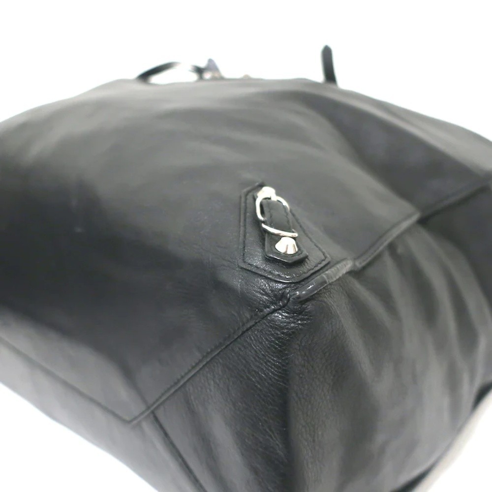 Balenciaga Papier A4 Tote Black Leather Large Shoulder Bag - Picture 8 of 11
